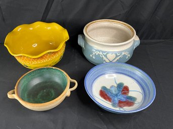 Group Of Pottery Bowls