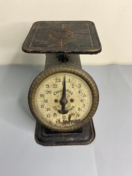 Vintage Columbia Family Scale From The Agard HDW Co Torrington Conn