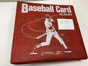 1991 Leaf Baseball Complete Set In Binder