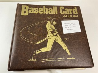 1987 Topps Baseball Complete Set In Binder