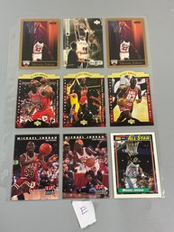 Page Of 9 Michael Jordan Cards