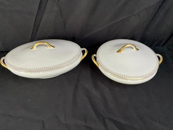 Syracuse China Covered Casserole And Vegetable Dishes