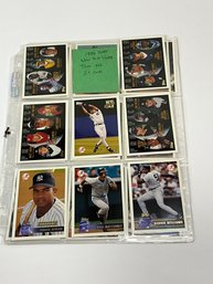 1996 Topps New York Yankees Cards With Jeter