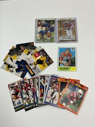 New England Patriots And Boston Bruins Lot Bledsoe Rookie And Redmond Rookie Auto