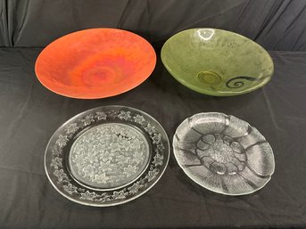 Large Decorative Bowls And Plates
