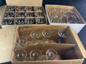 Large Group Of Wine Glasses