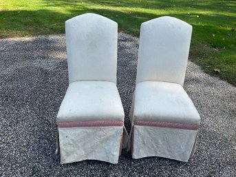 Pair Of Upholstered Side Chairs