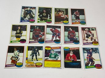 1980-81 Topps Hockey Card Lot