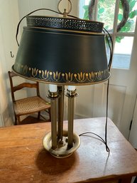 Vintage French Bouillotte Style Table Lamp