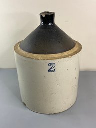 Large Vintage Stoneware 2 Gallon Jug