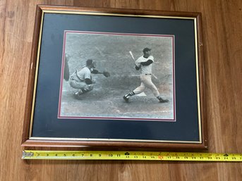 Ted Williams Framed Photo
