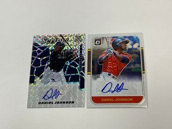 Daniel Johnson 2021 Mosaic Scripts And Optic Autographed Rookie Cards