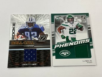Courtney Roby & Lamical Perine Rookie Jersey Cards