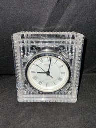 Waterford Crystal Quartz Desk Clock