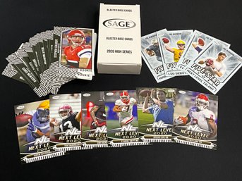 2020 Sage Football Blaster Base Card High Series Set (missing #92)