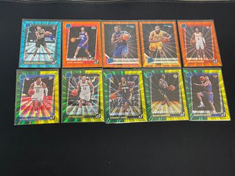 Donruss Basketball Color Parallel Rookie Cards