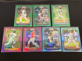 2021 Prizm Baseball Carolina Blue, Green And Pink Rookie Cards