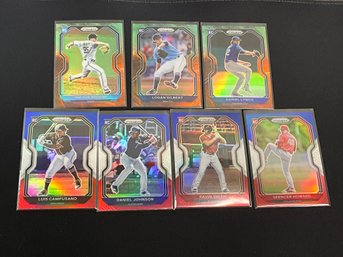 2021 Mosaic Baseball Cosmic Plus Red, White & Blue Prizm Rookie Cards