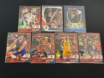 2021 Prizm DP Basketball Red Cracked Ice And Silver Prizm Rookie Lot