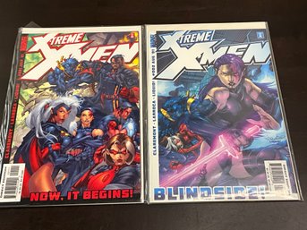X-treme X-Men Comic Books 1 And 2