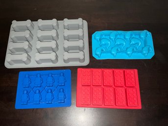 Molds Including Lego, Dolphins And Dog Bones