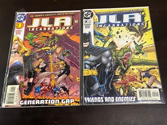 JLA Incarnations Comic Books 1 And 2