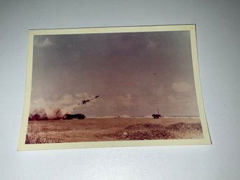 Vintage Rocket Launch Photograph