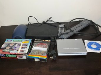 Electronics Lot With Power Strip And More