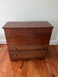 Beautiful Primitive 2 Drawer Blanket Chest