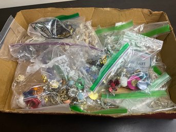 Large Costume Jewelry And Pins Lot