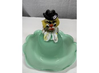 Murano Style Clown Bowl