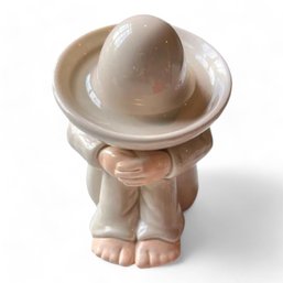 Charming Vintage Siesta Figure Jar By David Straus