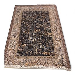 Ladik Area Rug Traditional Persian Pattern, Made In France