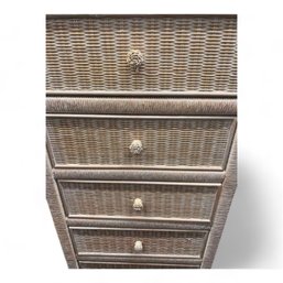 Henry Link Wicker Tall Dresser, Chest Of Drawers, Lingerie Chest