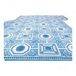 Exquisite Custom Blue And White Rug - A Rare Treasure, Investment Purchased For $30,000