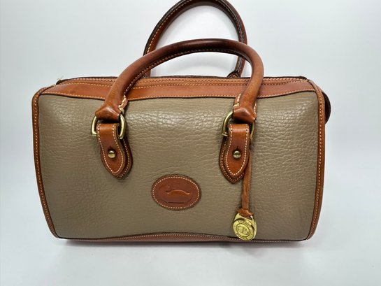 Vintage Dooney & Bourke Brown Leather Purse Handbag
