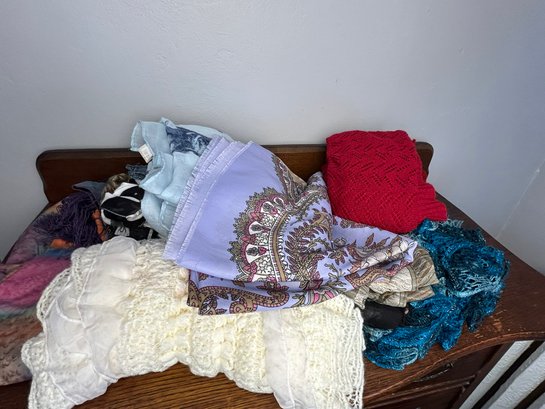 Lot Of Woman's Scarves