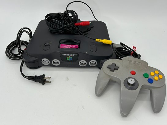 Nintendo 64 Console And Remote Control - Tested & Working N64