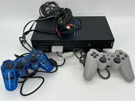 Sony Playstation 2 With Controllers - Tested And Working PS2