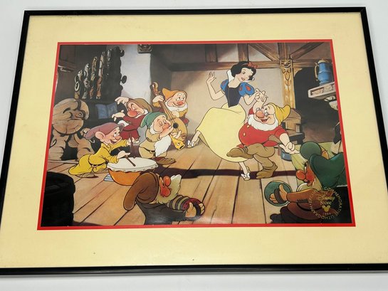 The Disney Store Exclusive Commemorative Lithograph Snow White & The Seven Dwarfs 1994
