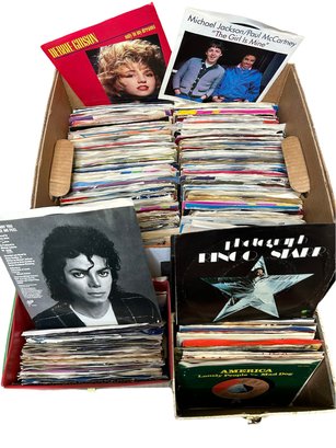 Huge 45 RPM Record Collection