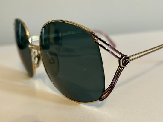 Vintage Christian Dior Woman's Large Frame Sunglasses