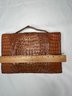 Vintage Cuban Baby Crocodile Leather Hand Bag