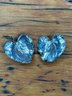 Sterling Silver Aspen Leaf Style Earrings