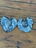 Sterling Silver Aspen Leaf Style Earrings