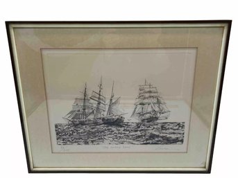 Barry A Euren  'The Glory Days Ships' - Pencil Signed Limited Ed. Collectors Guild
