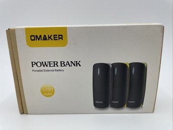 Omaker Power Bank Portable External Battery5200 MAh USB Charger For Any Device