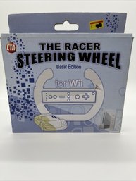 Wii Racing Steering Wheel Remote Control Nintendo Wii White Controller By CTA