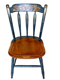 Amazing Vintage L. Hitchcock 'Maple Harvest' Stenciled Painted Chair