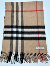 Vintage Burberry Cashmere Scarf- Scotland